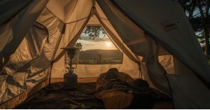Propane Heater in a Tent