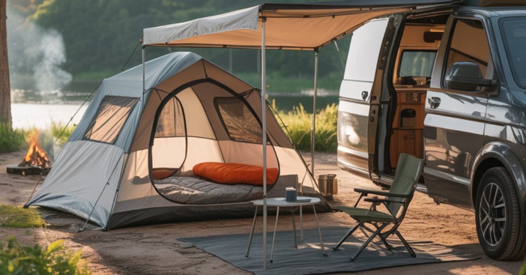Common Camper Van at Campsite Rules