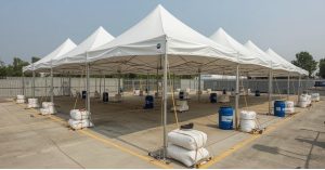 Hold Down a Canopy Tent on Concrete