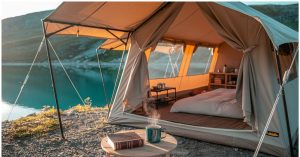 tent camping comfortable